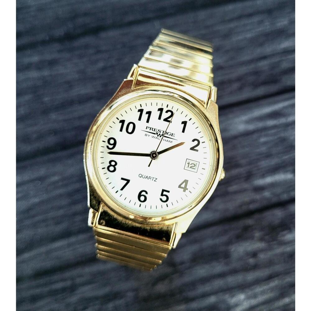 Rare Vintage Waltham Prestige 1980's‎ Retro Men's Watch